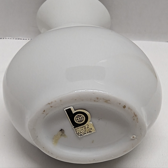 Vintage Porcelain MiniVase - Pink, Purple & Blue Flower Bouquet by Brinn's - VTG - Picture 5 of 6